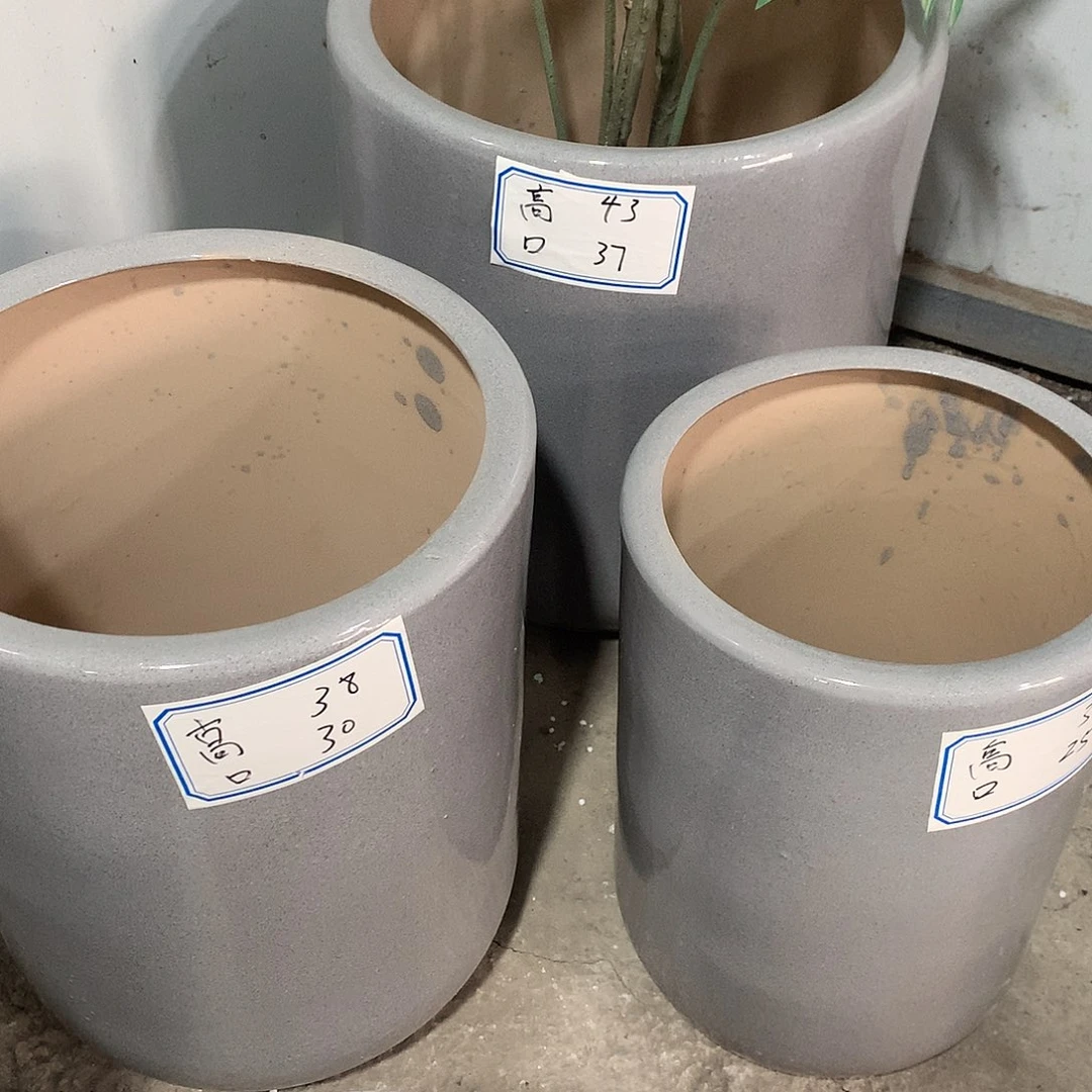 高温陶瓷花盆微瑕