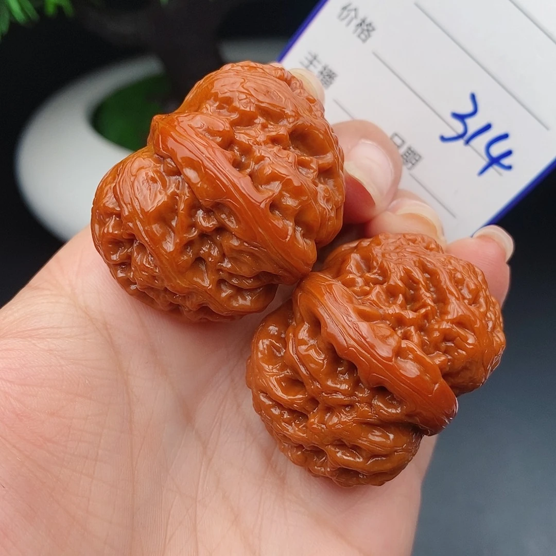 把件文玩核桃40元宝314