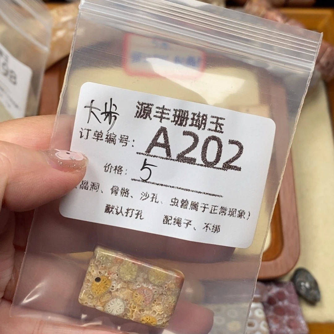 大***行未镶嵌颈饰硅化玉