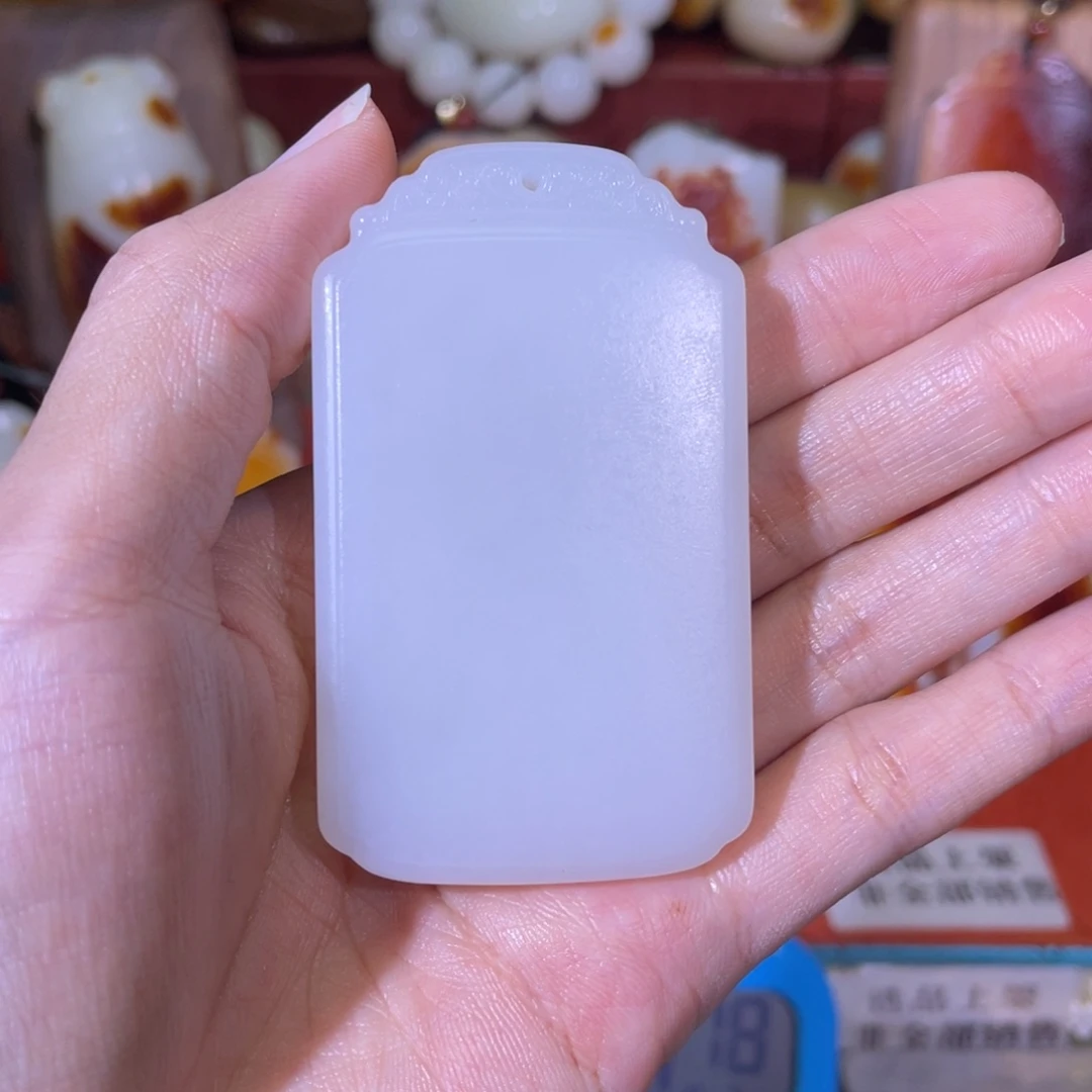 善***先和田玉未镶嵌挂件