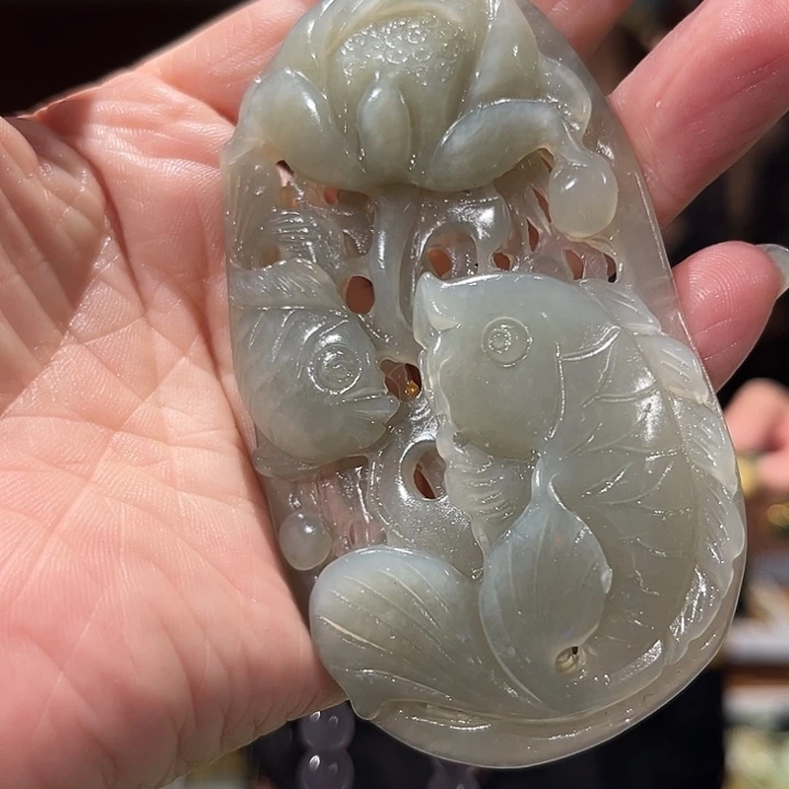 未镶嵌岫玉毛衣链