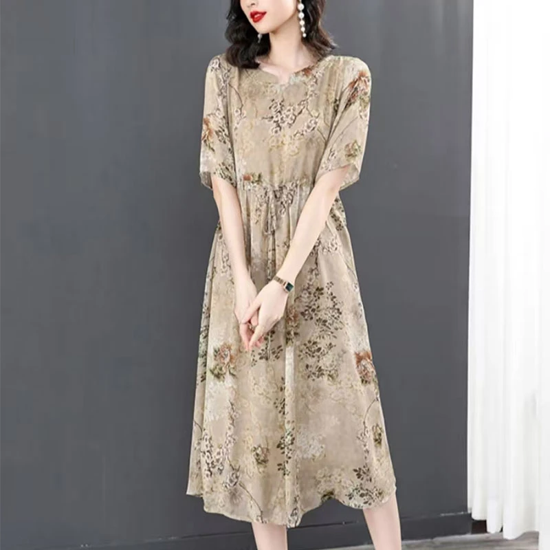 6067 桂桂家四季美衣 每日上新 时尚气质显瘦连衣裙 6067LYQ