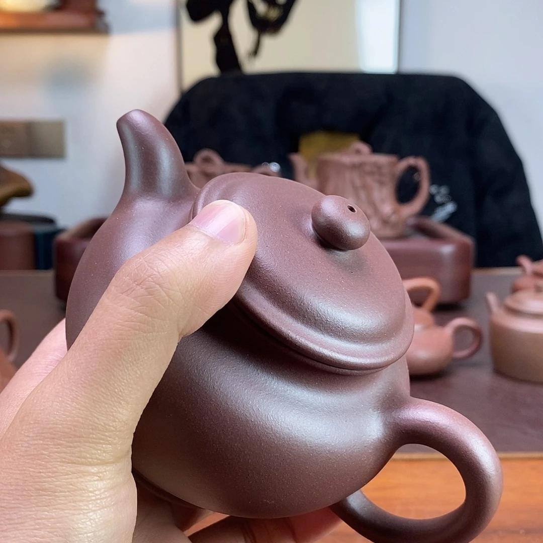 拓***拓紫砂茶叶罐宜兴紫砂壶名家作品