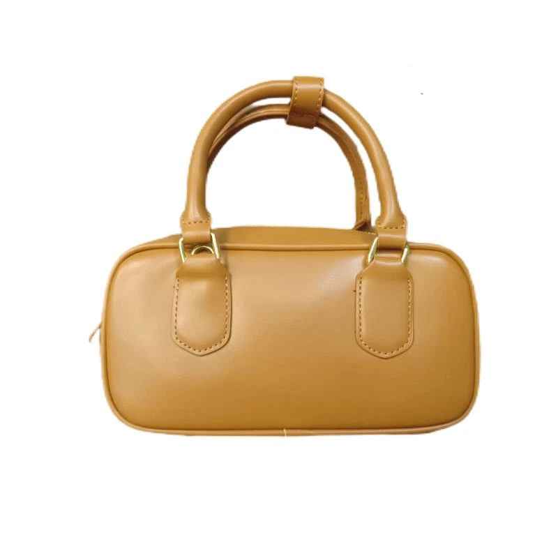 【DIDA】轻奢豪华时尚潮流百搭女士手提包焦糖色保龄球手拎包