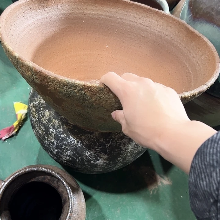 紫砂花盆两个花盆花盆