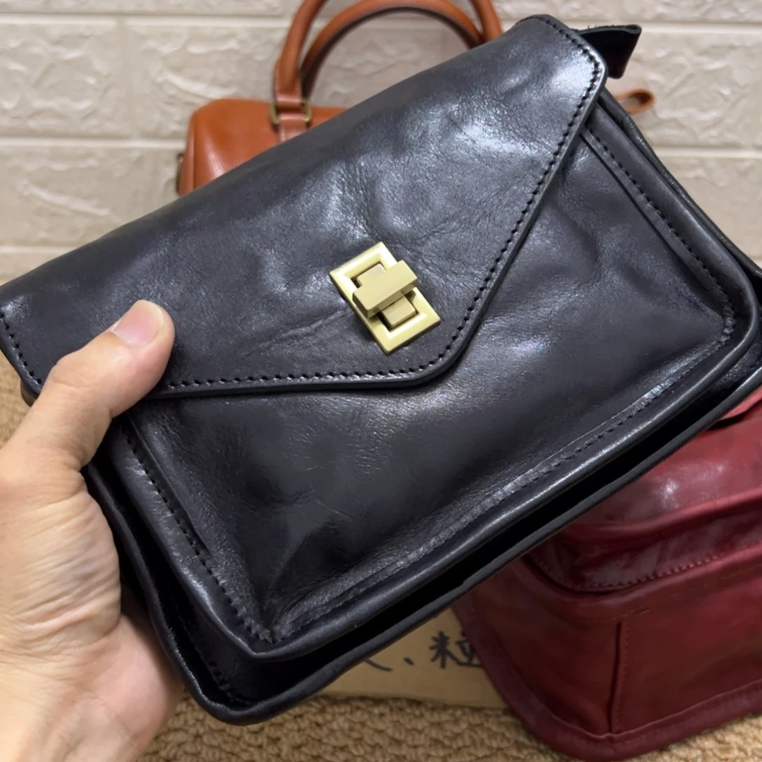 【闪购商品】头层牛皮黑色