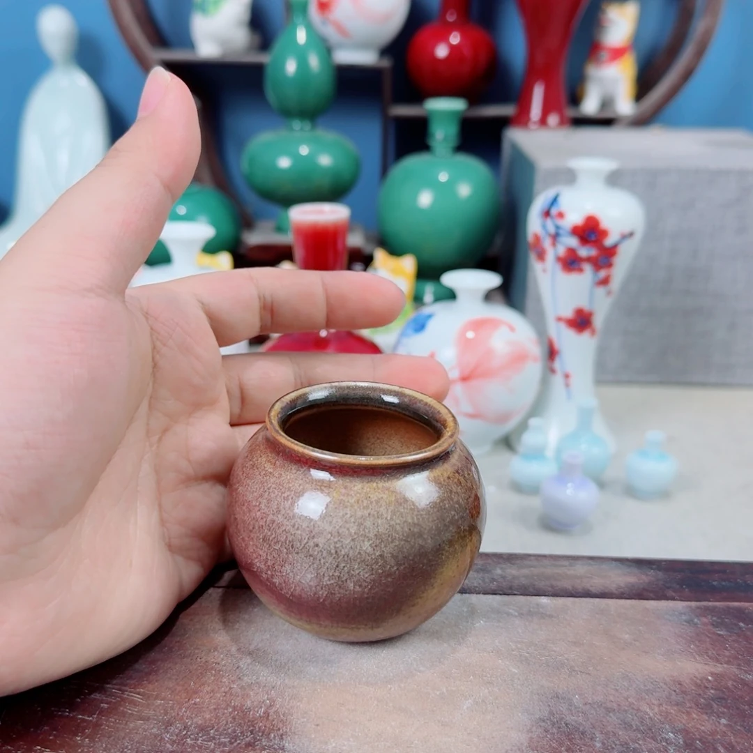 陶瓷手工小花器摆件