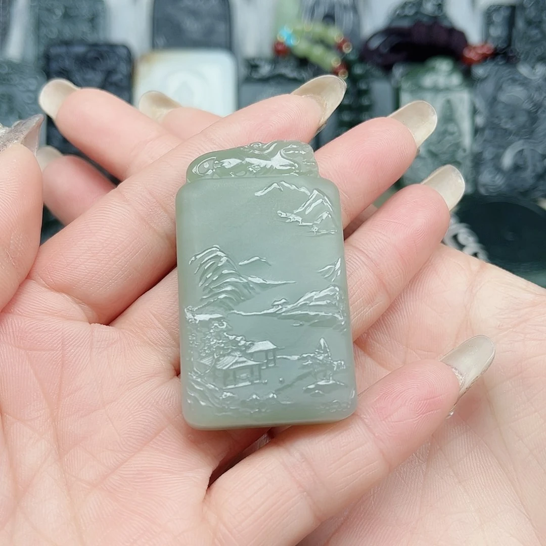 和田玉颈饰未镶嵌