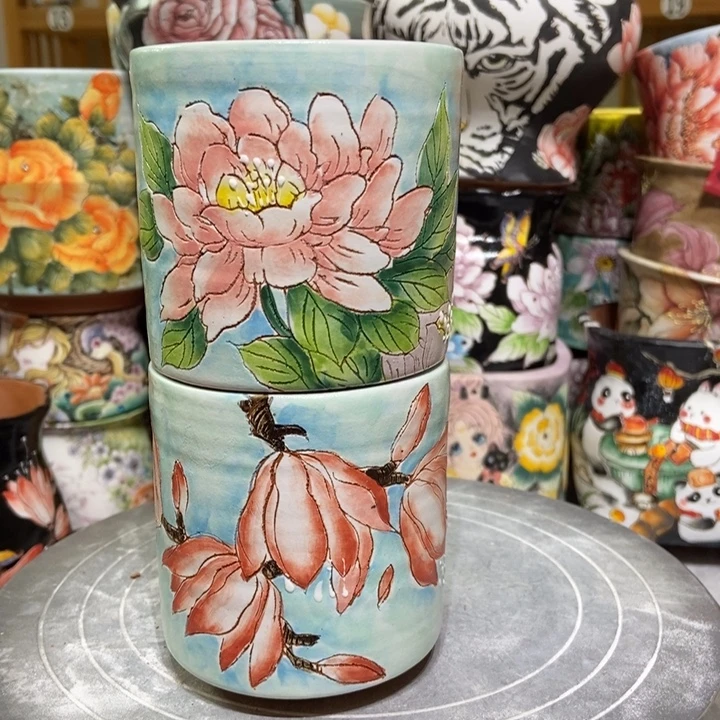 景德镇艺术手绘作品