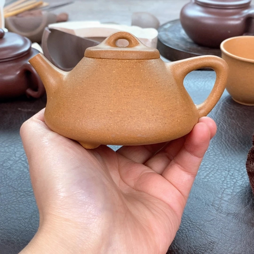 茶壶紫砂黄金段石瓢180cc