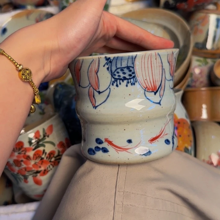 瓷片景德镇陶瓷手工手绘