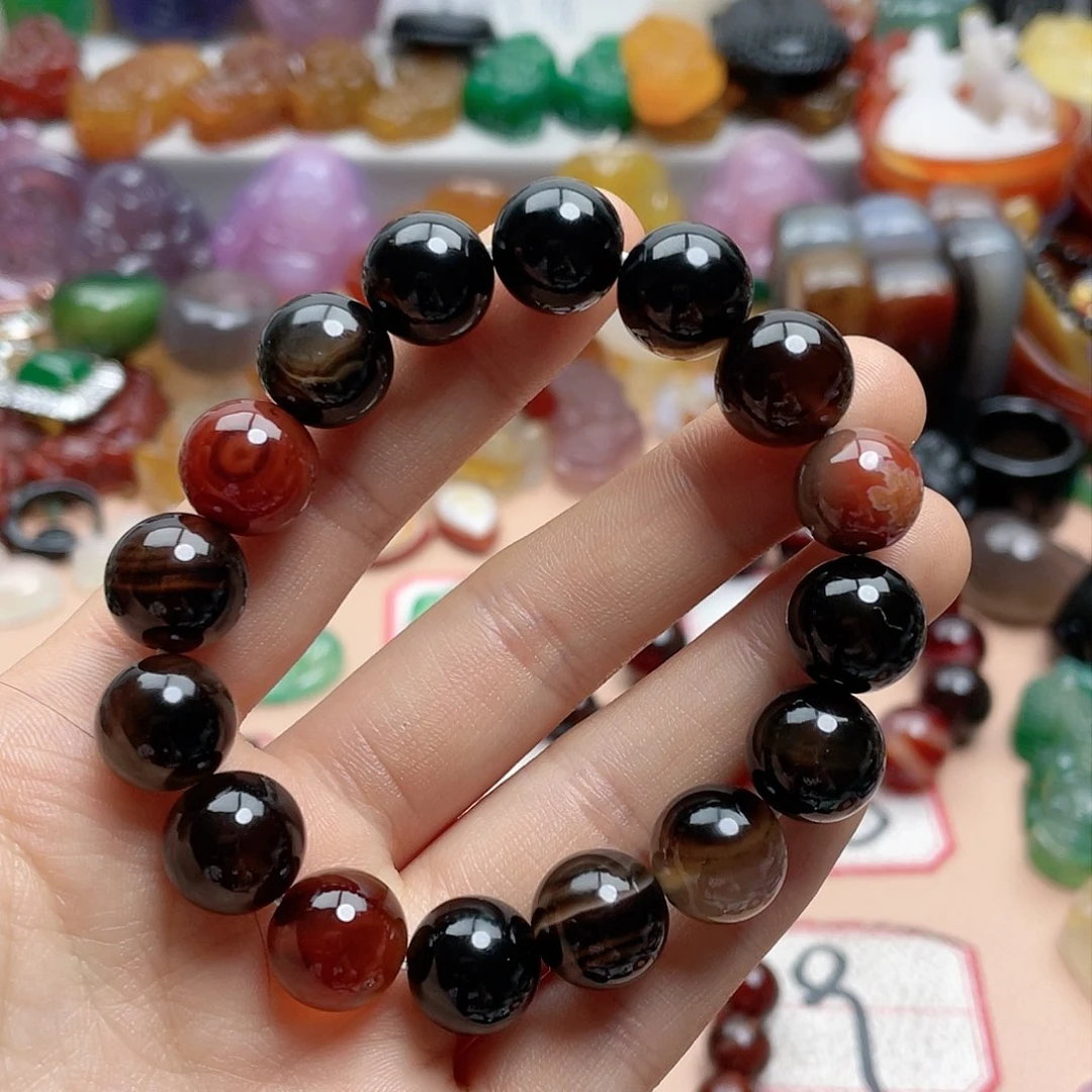 玛瑙/玉髓颈饰合金小****）