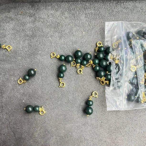 SW056梦灵双珠挂件吊坠