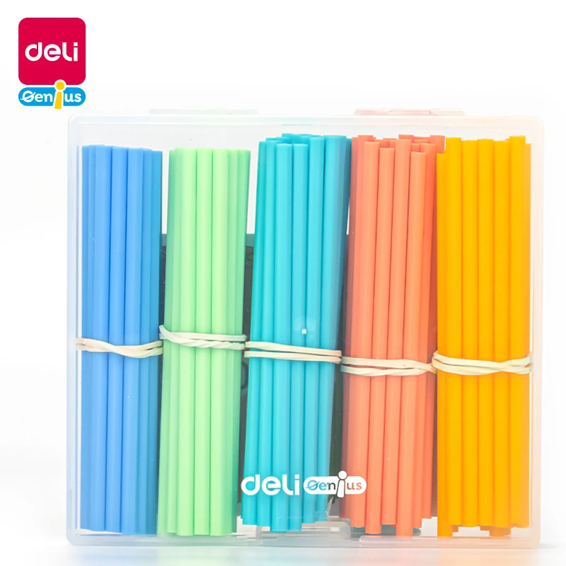 【5色】得力74366计数棒套装儿童一二年级加减法算数教具(混)(盒)