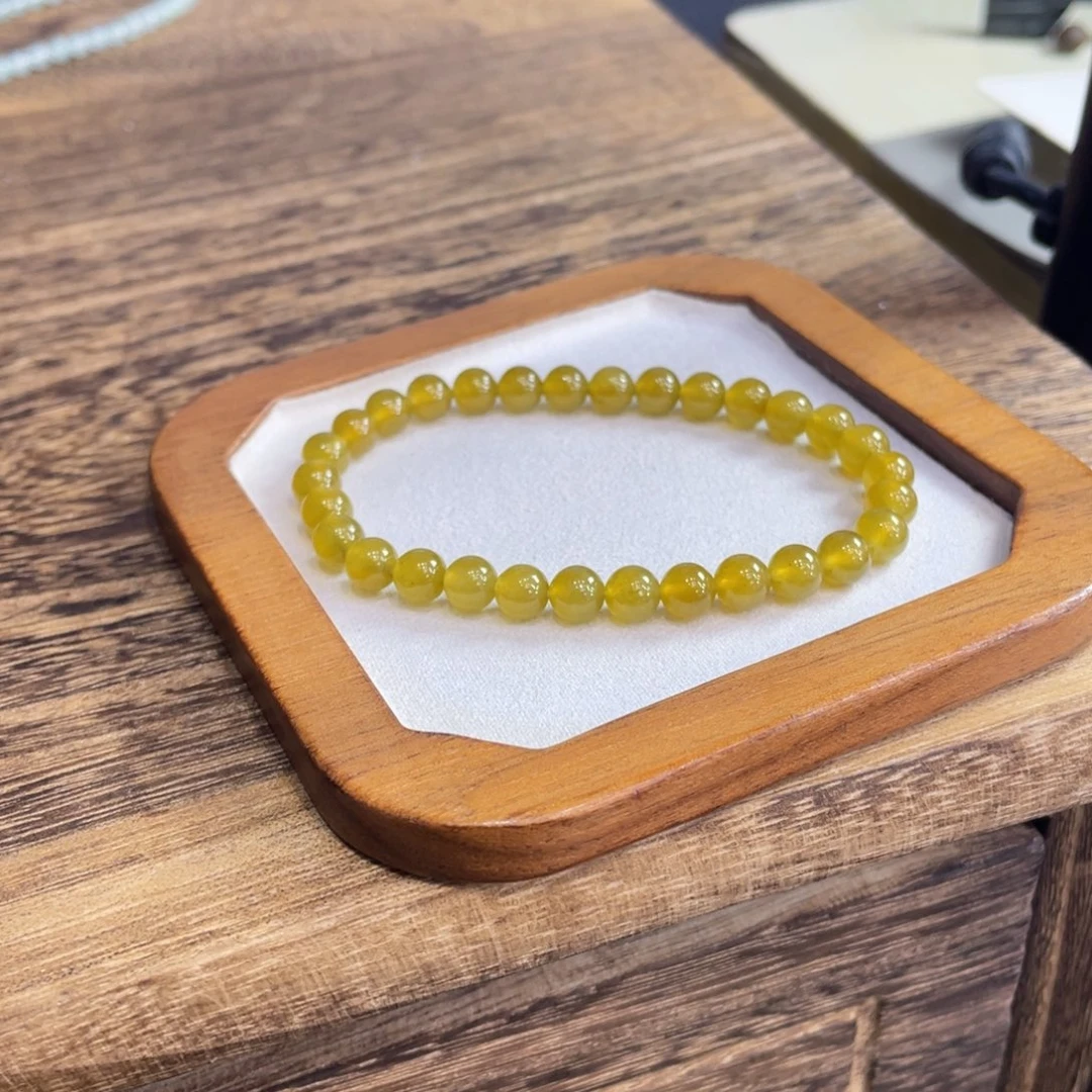 未镶嵌手链翡翠高种高色秋香卡6