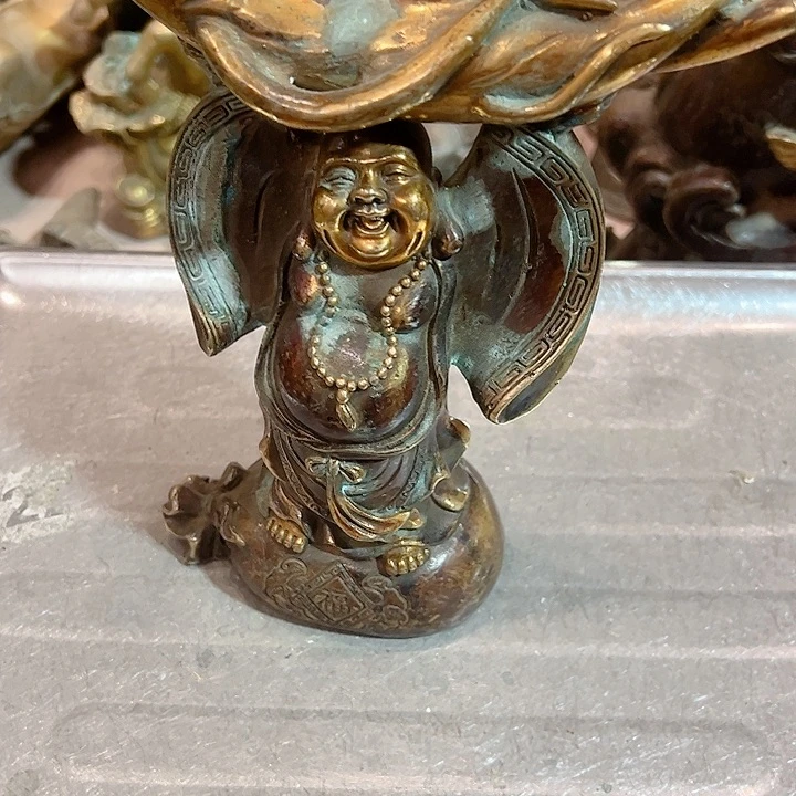 智**山黄铜摆件工艺品，