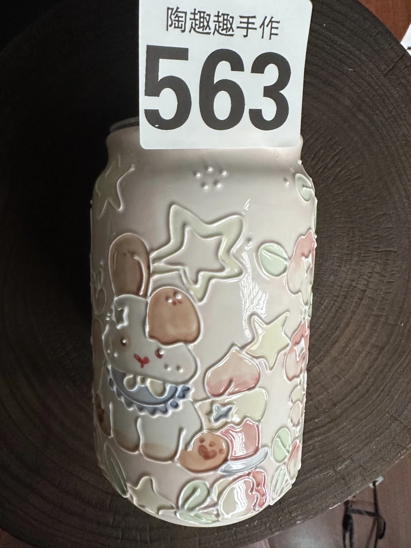 563手工手绘高温釉下彩