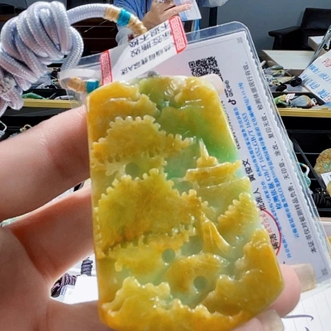颈饰未镶嵌翡翠一个