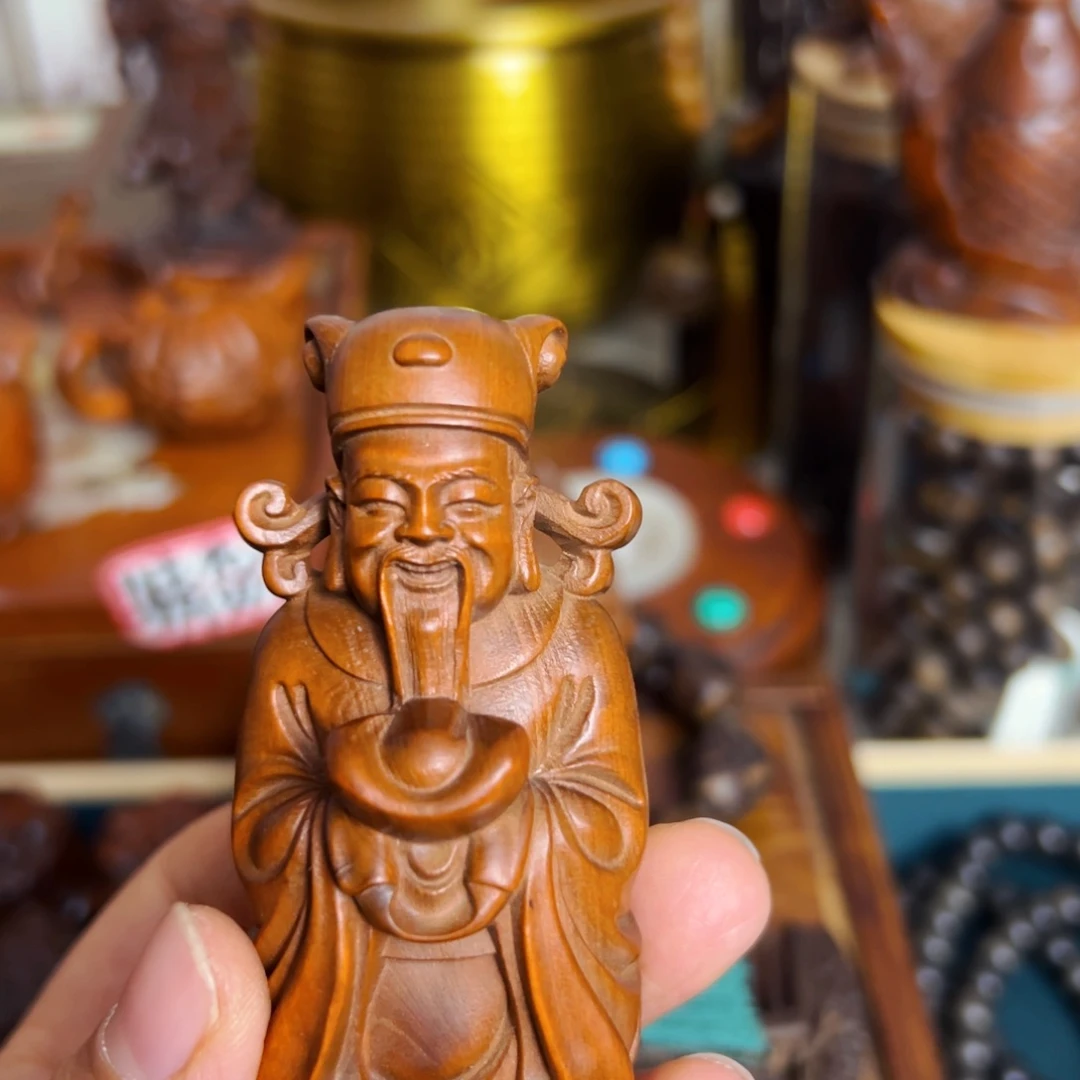 黄杨木低*年货节福利活动文玩摆件把件