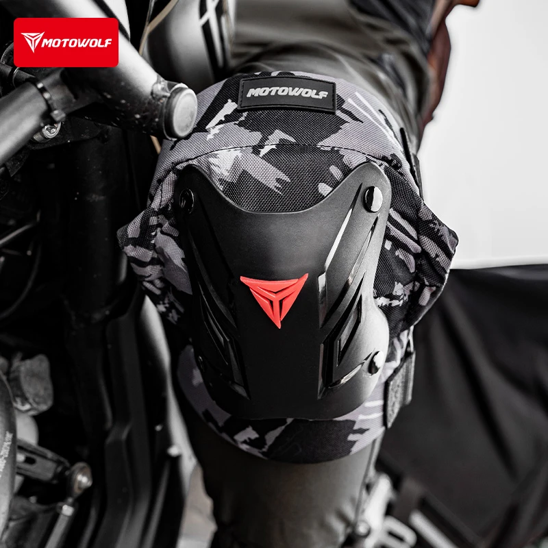 摩多狼摩托车护膝护肘耐磨耐用防摔骑行护具机车舒适护腿全新