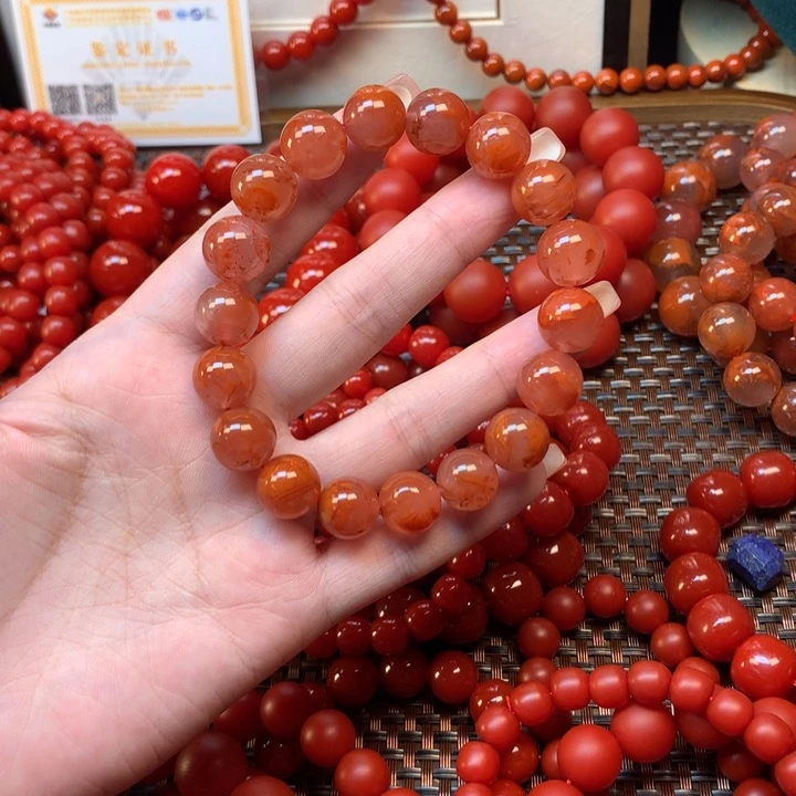 未镶嵌手链南红玛瑙