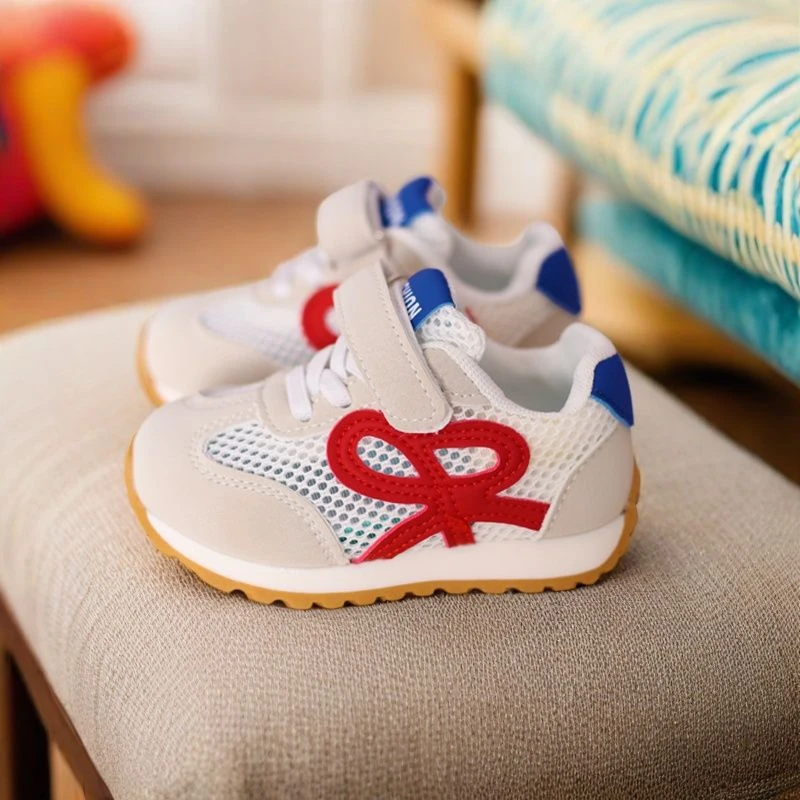 2025夏季新款1-2-6岁儿童透气网鞋男女宝宝软底防滑运动鞋单网鞋