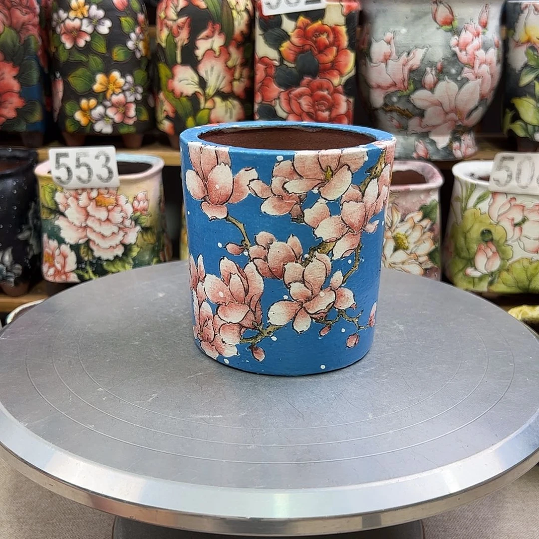 景德镇陶瓷花盆口9高11