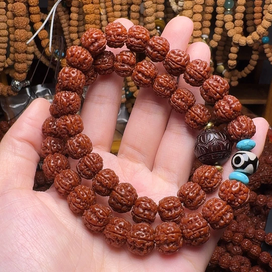 金刚菩提吊坠10双圈手串