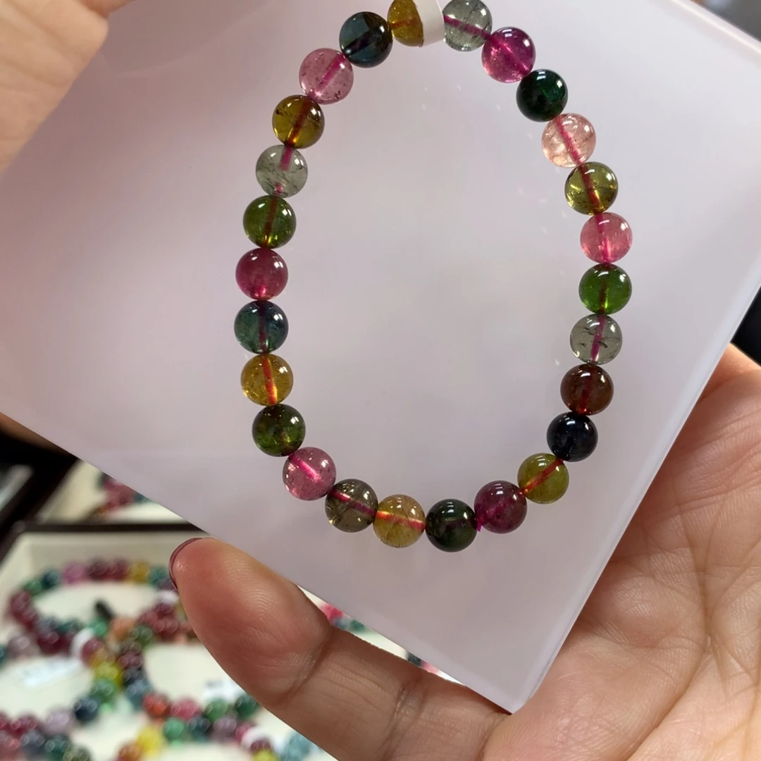 碧玺手链未镶嵌7左右