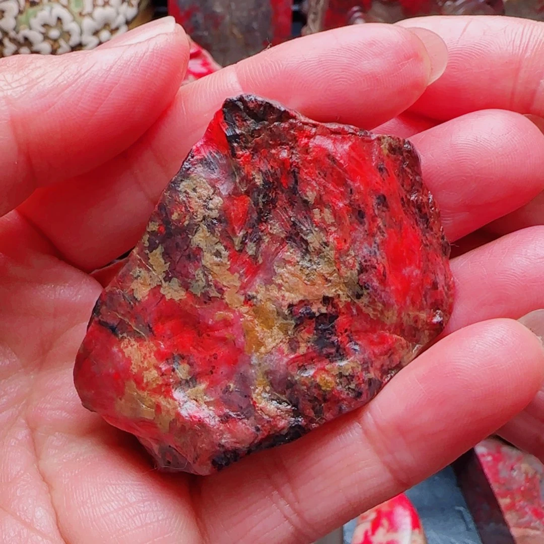 昌化石天****8昌化鸡血石