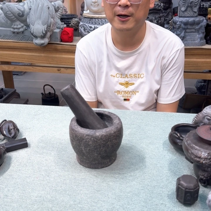 西安石晋錾石雕手工雕刻摆件