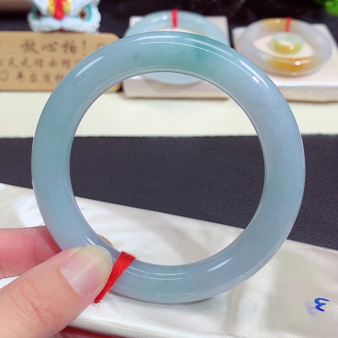 翡翠未镶嵌手镯112803