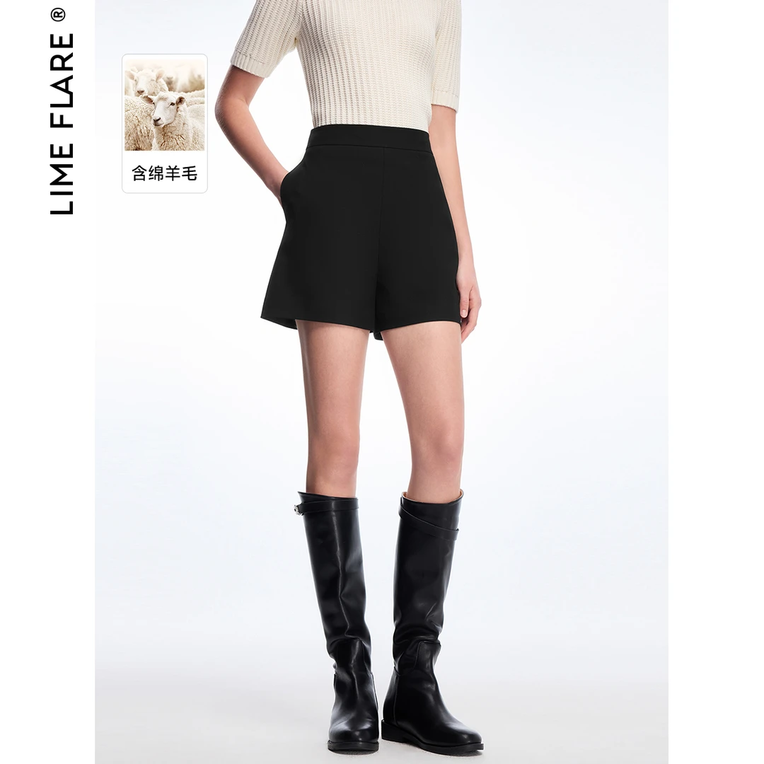 莱茵福莱尔春季新款黑色休闲裤LMGA18WSP001