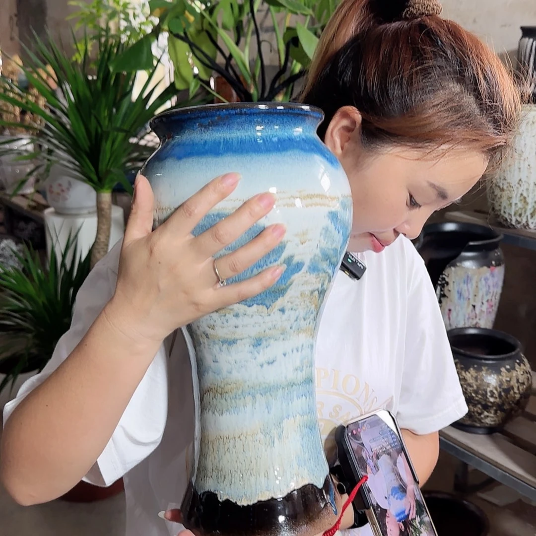 花盆紫砂王嫂花盆0925-140高38口15