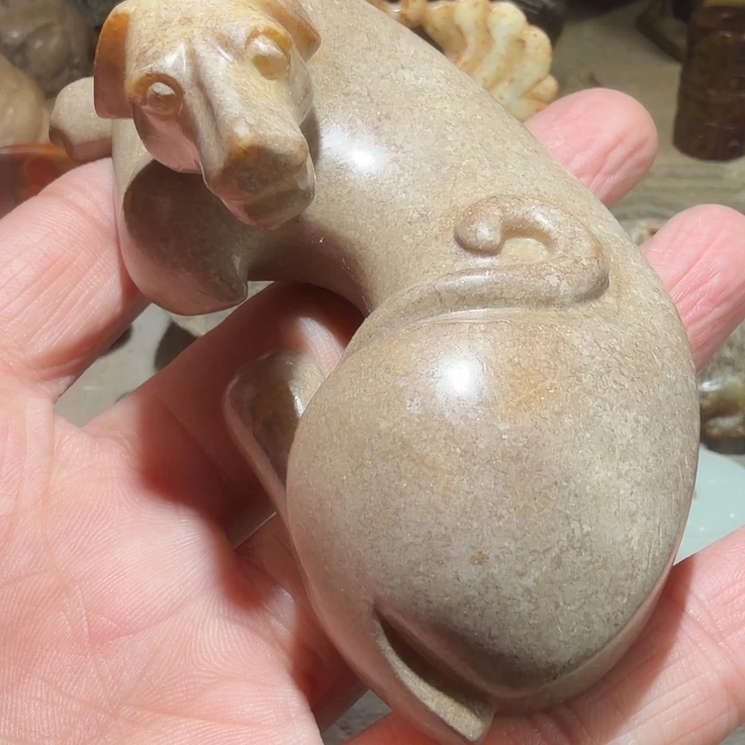 明***天和田玉未镶嵌挂件