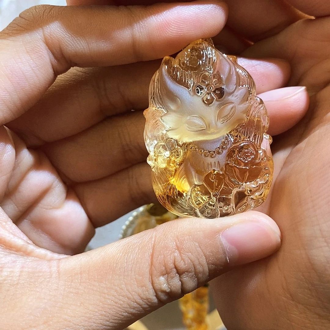 胭***尊未镶嵌颈饰水晶黄水晶