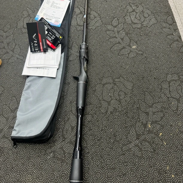 95#枪柄独节路亚竿，荣二163m极微使用痕迹无磕碰开裂国行卡袋齐全