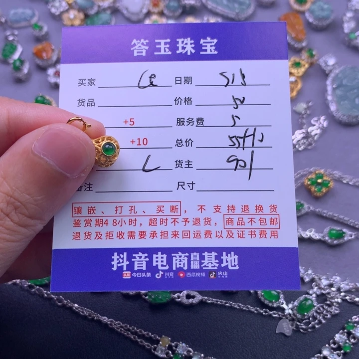 颈饰未镶嵌翡翠C****a