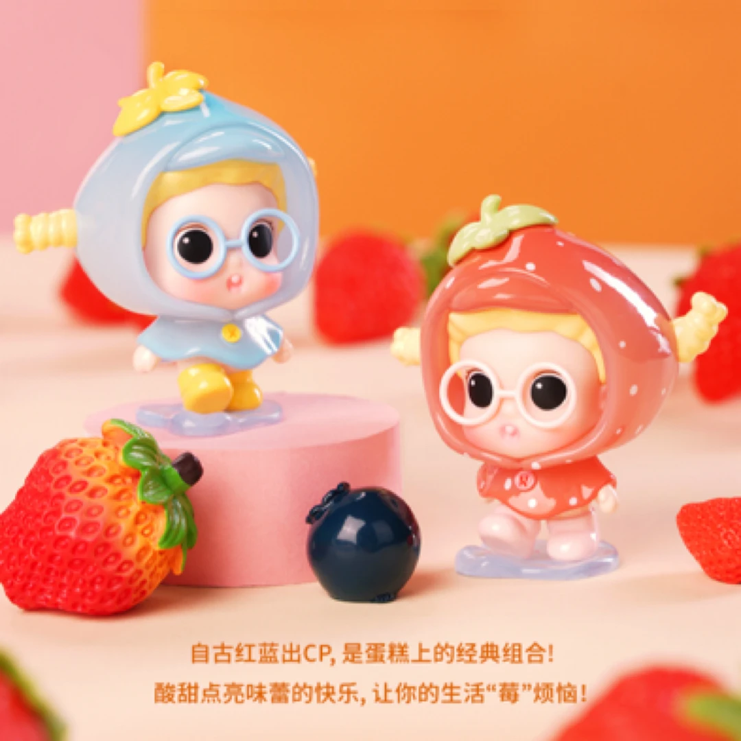 【沁沁拆盒】薯泥水果乐园系列mini盲盒摆件可爱