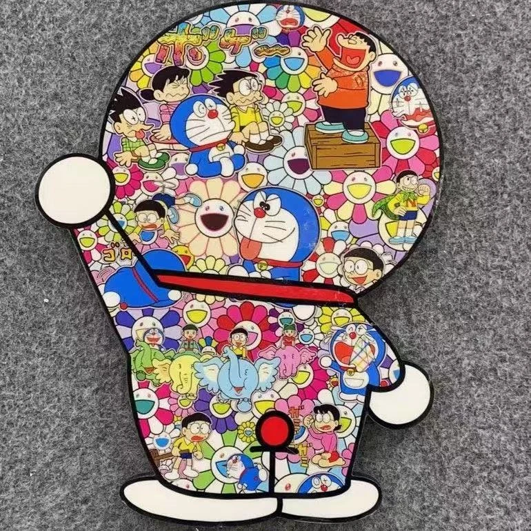 【云尚】卡通机器猫哆啦A梦雕刻装饰画4050