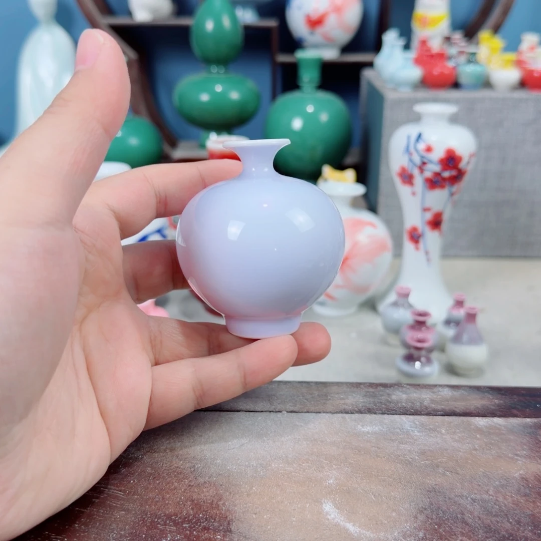 陶瓷手工小花器摆件