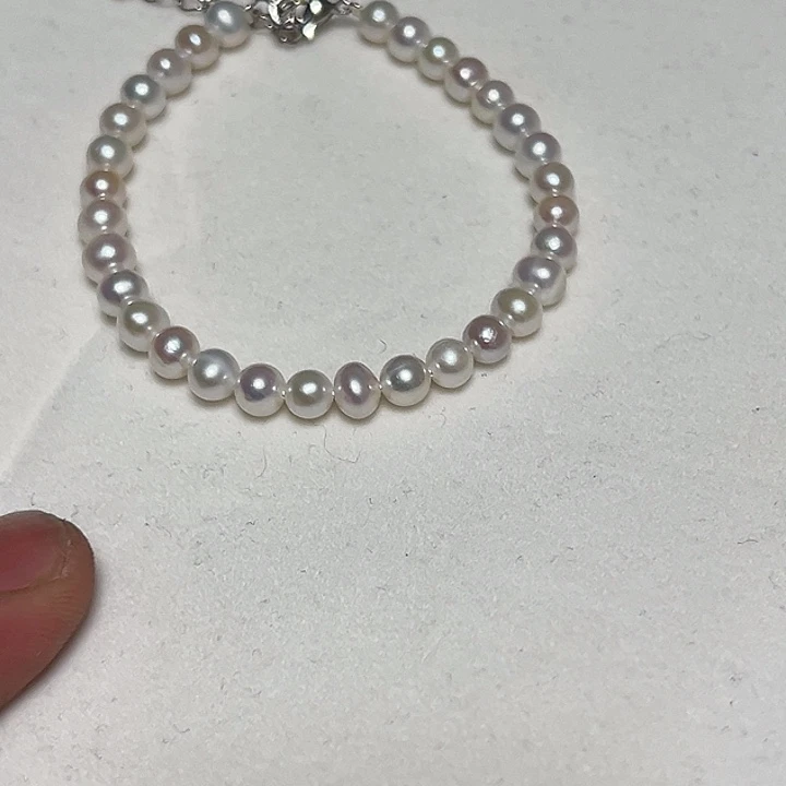 淡水珍珠手绳钛钢