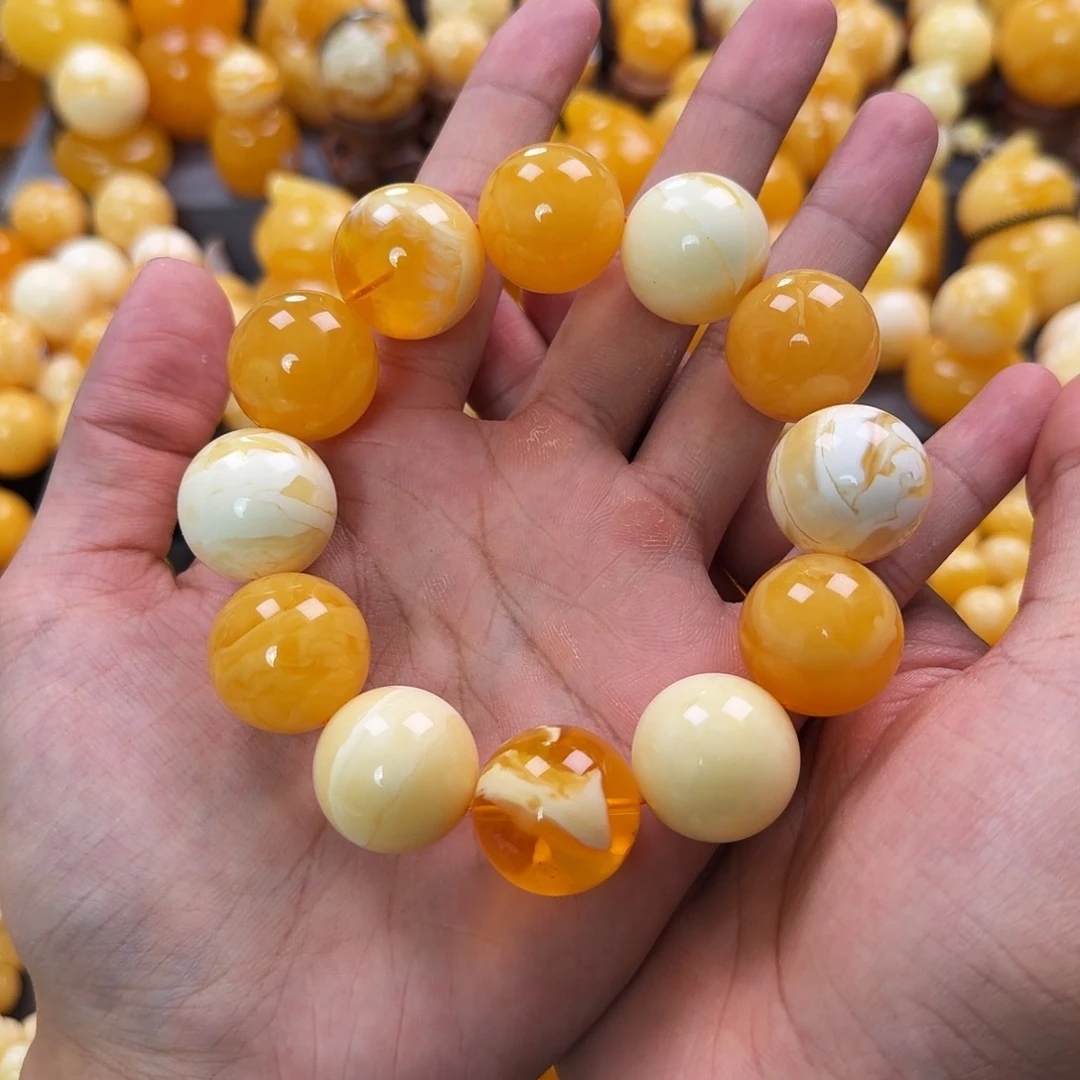 琥珀未镶嵌珠宝奇石21mm