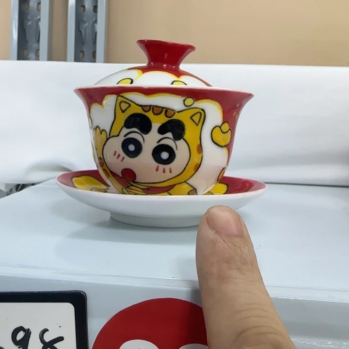 高温釉下彩纯手工手绘陶瓷