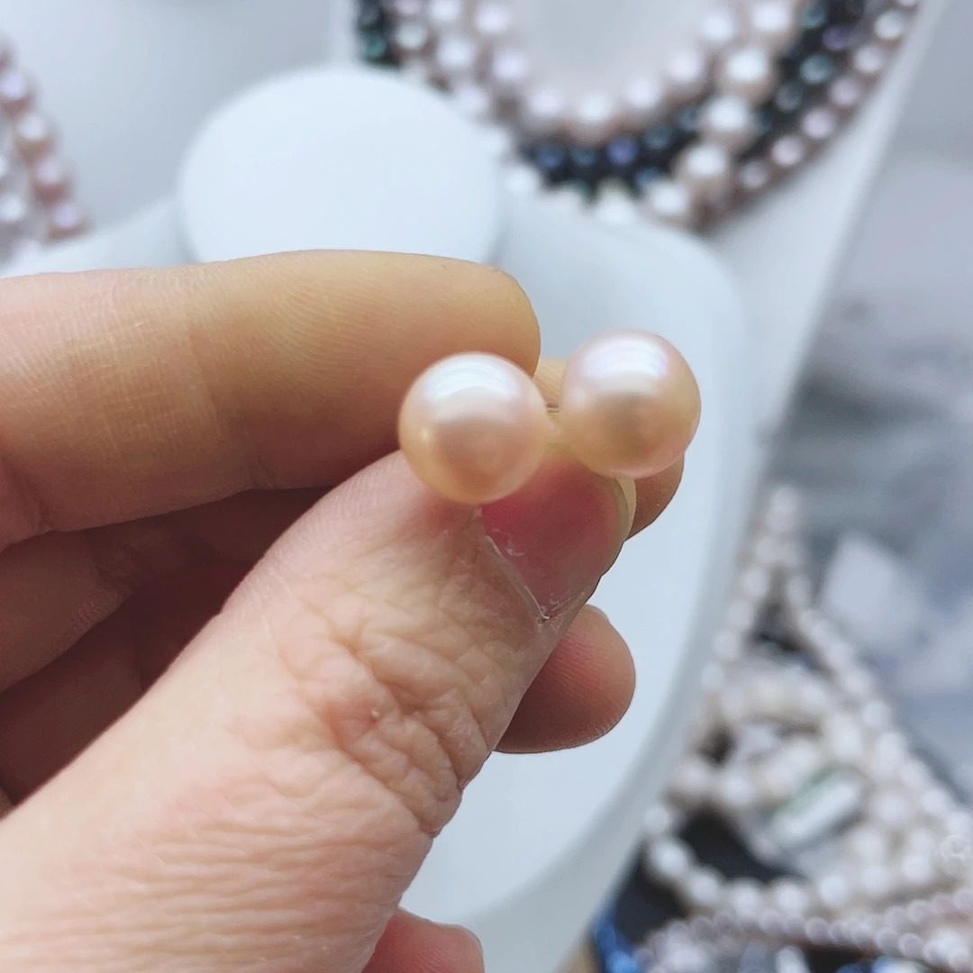 淡水珍珠颈饰钛钢