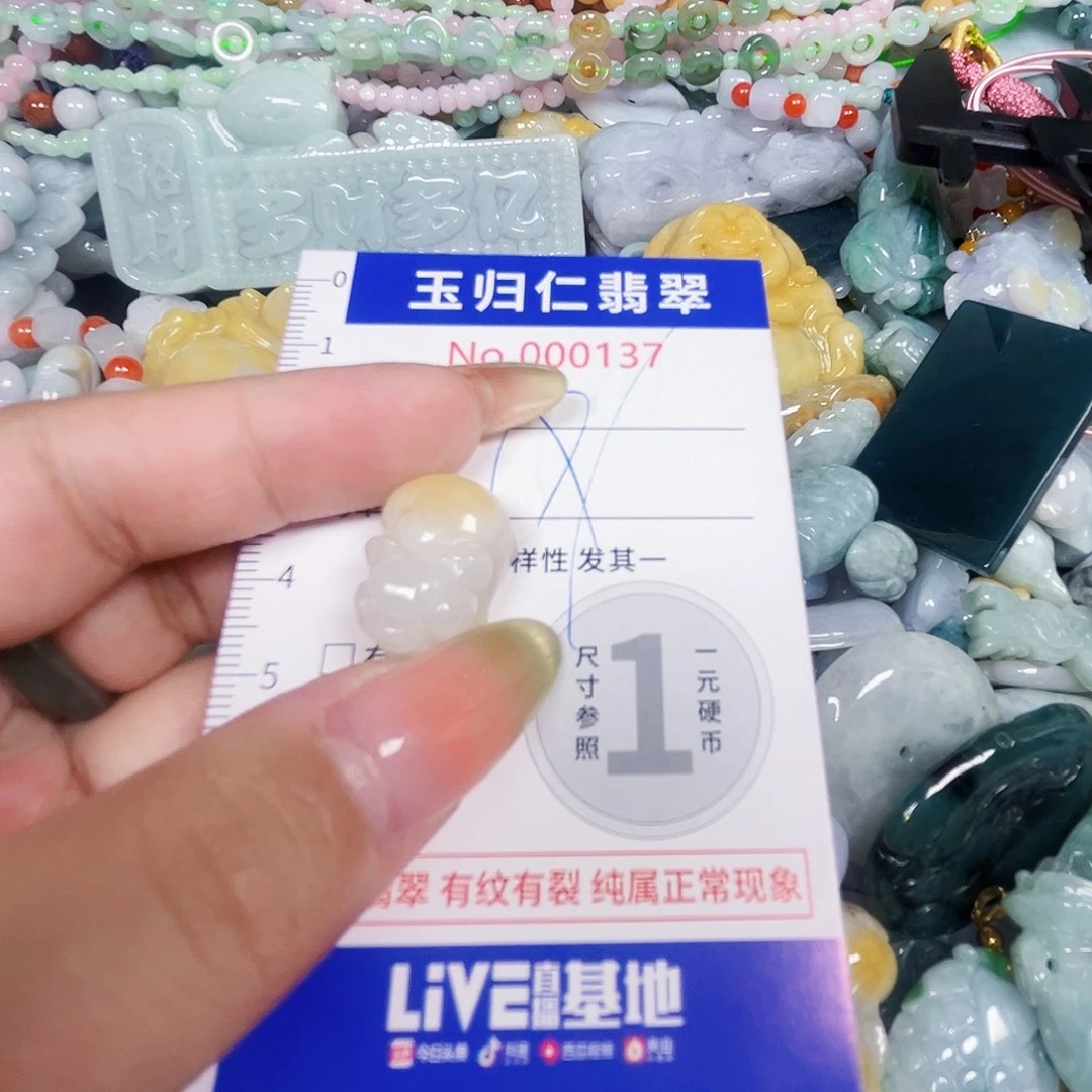 翡翠未镶嵌颈饰好
