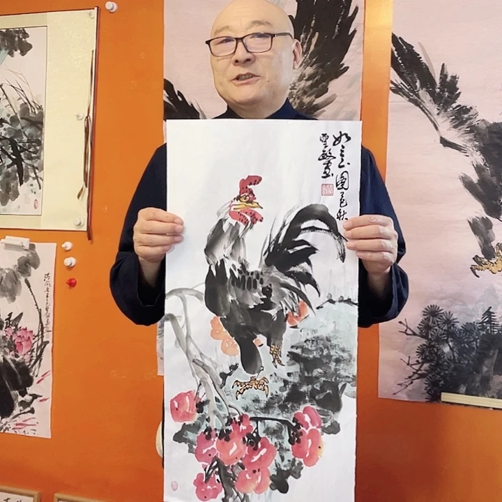 国画张圣敏先生纯手绘作品