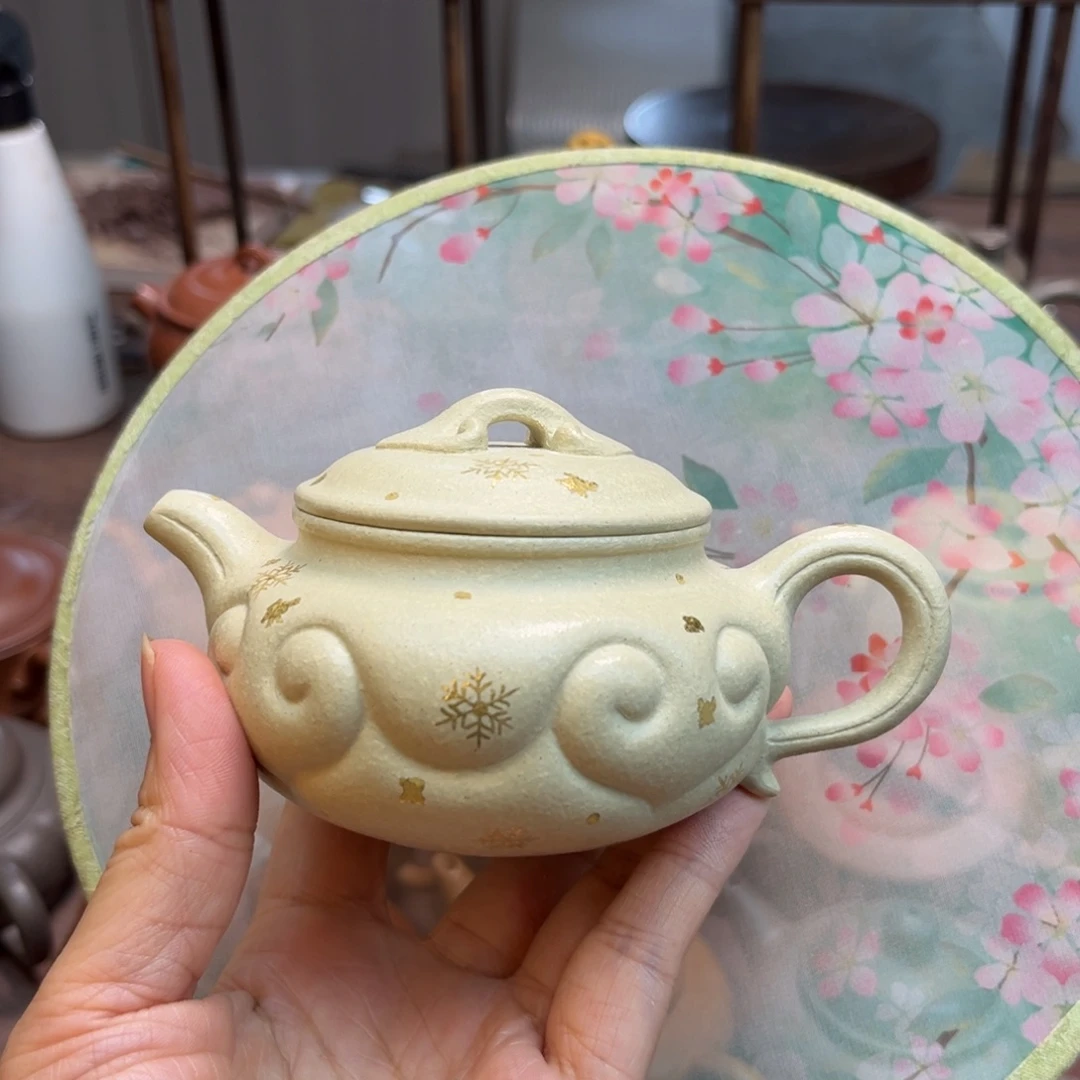一***琶紫砂茶壶手工制作
