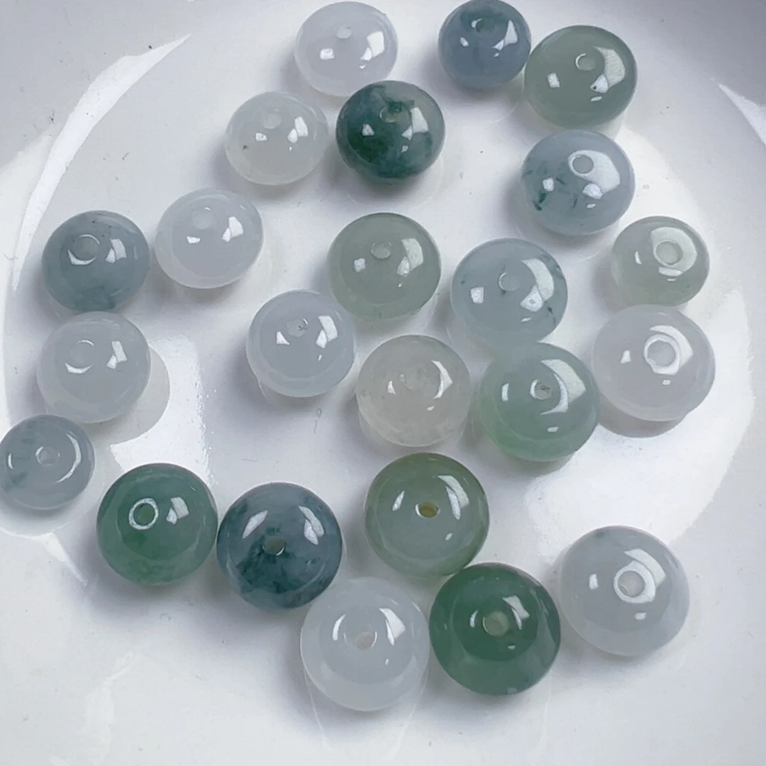 翡翠散珠翡翠卡9➕鼓珠一颗可挑