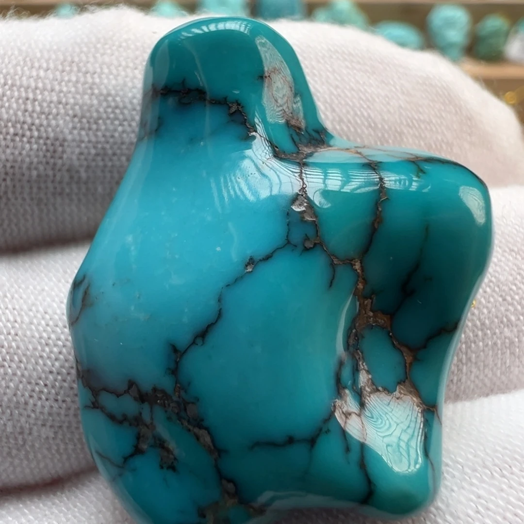 绿松石未镶嵌配饰25.5*29.9